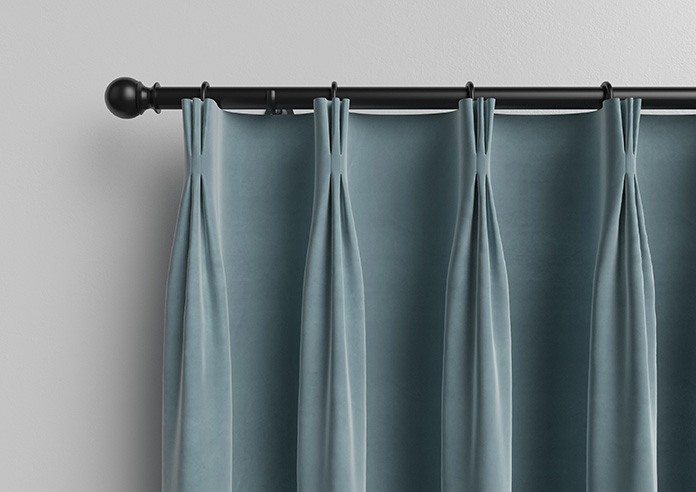 Ultra Luxe Velvet, Blue Cloud - Made to Measure Curtains - Image 11